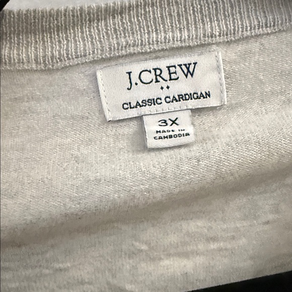 J. Crew Light Gray Women's Cardigan - Picture 3 of 4